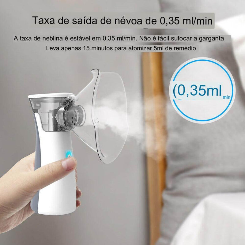 NEBULIZE Pro® - Mini Nebolizador Portátil- DESCONTO DE 5% NO PIX